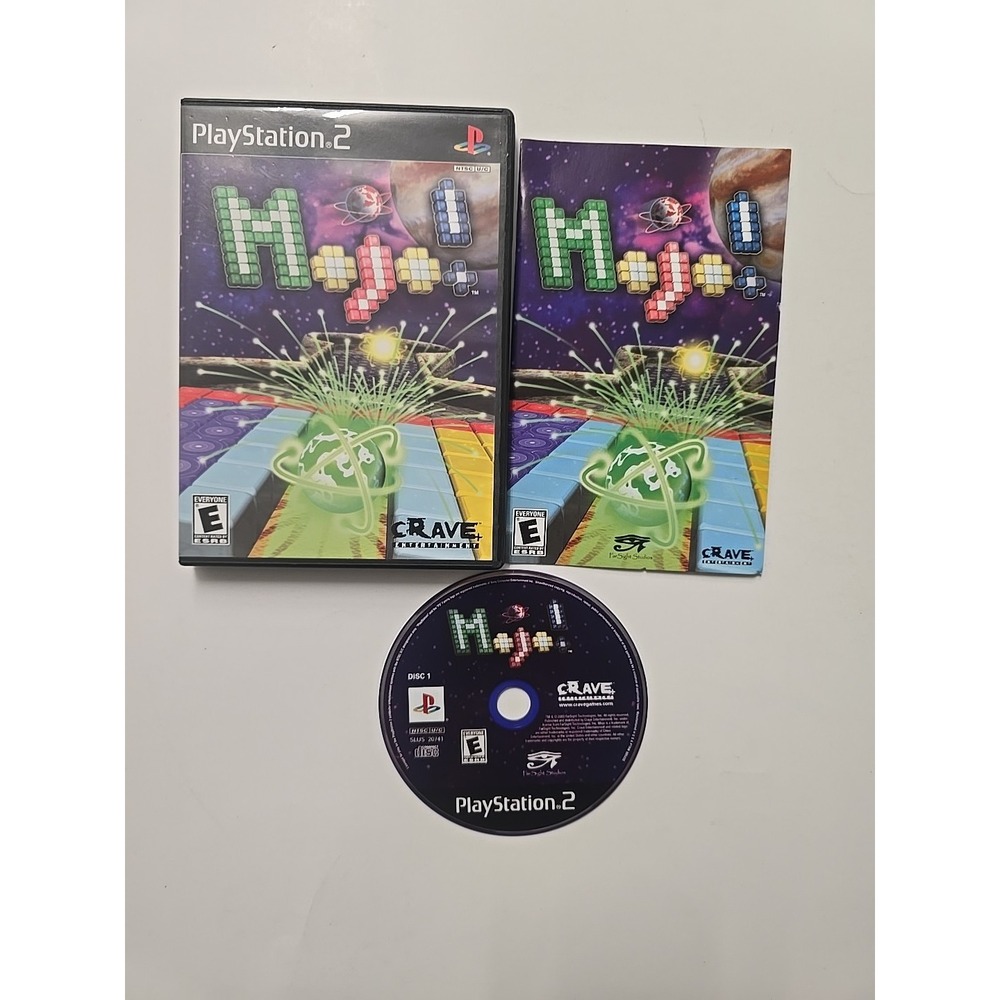 Mojo Sony PlayStation 2 PS2 2003 Crave Entertainment CIB Complete Puzzle Game